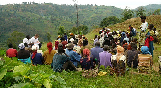 Antropologer i felten i Rwanda