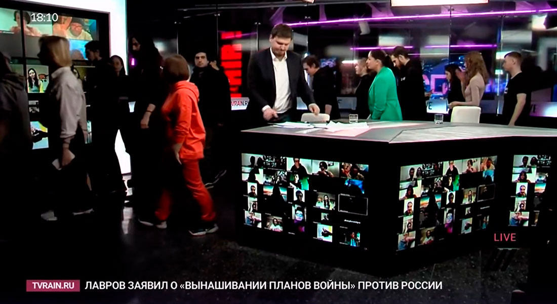 Billede fra russisk TV. Foto: Flickr