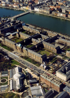 Luftfoto af Kommunehospitalet
