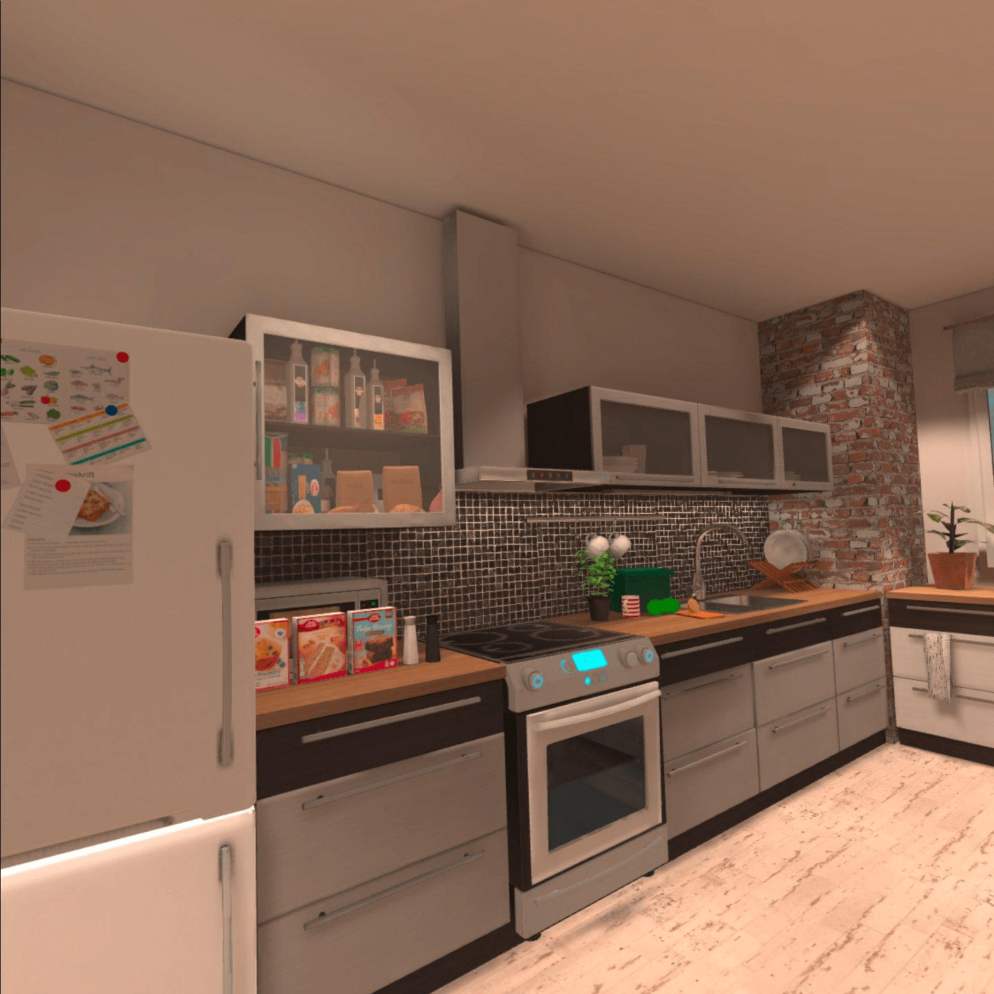 Køkken i virtual reality
