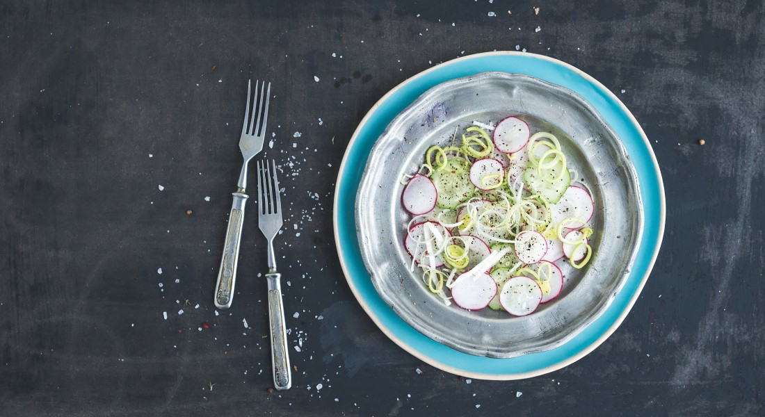 Dish with green food. Photo: Colourbox