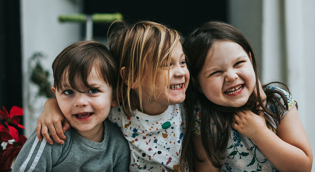 Three young school children. Photo: Nathan Dumlao (Unsplash)